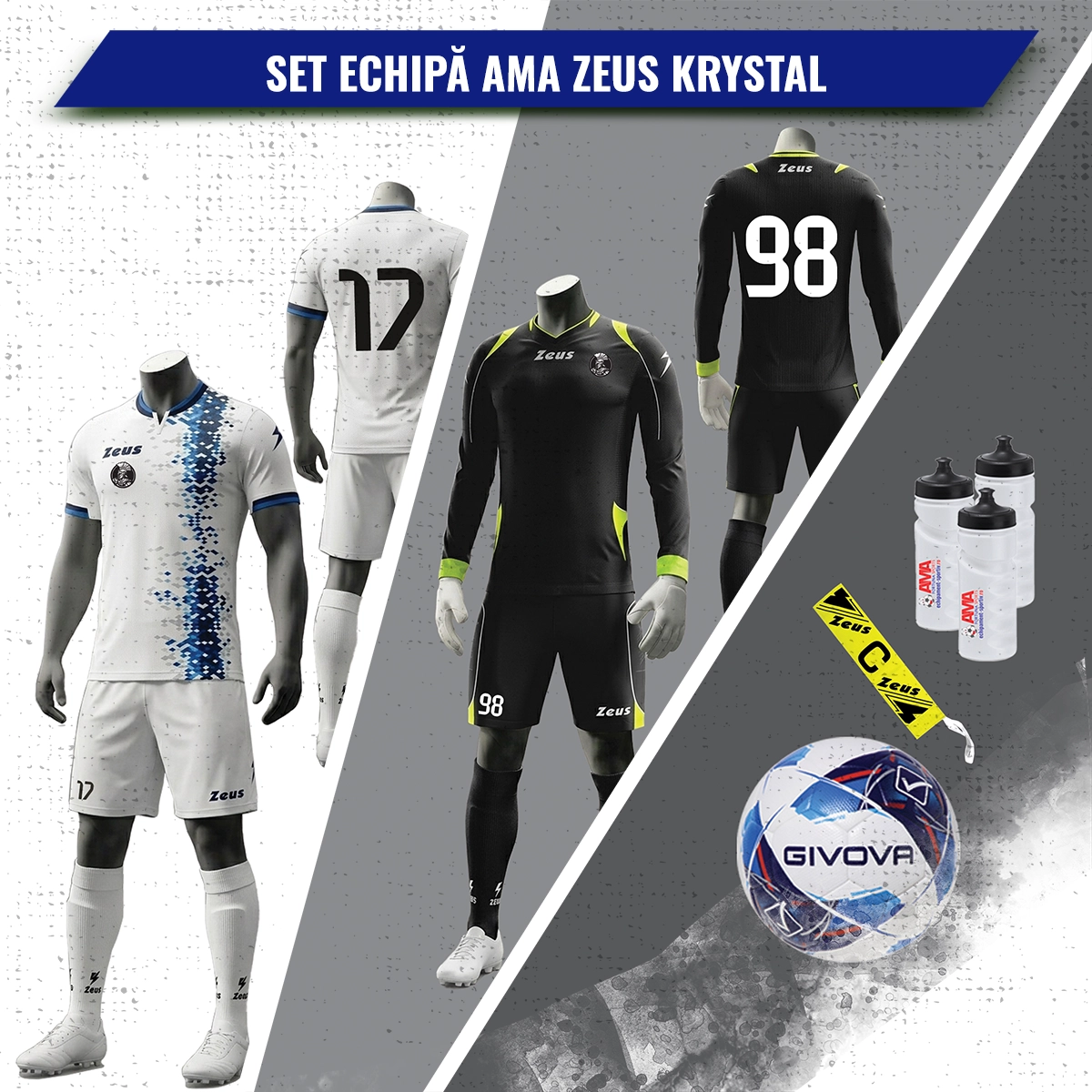 Set Echipa Fotbal Zeus Krystal