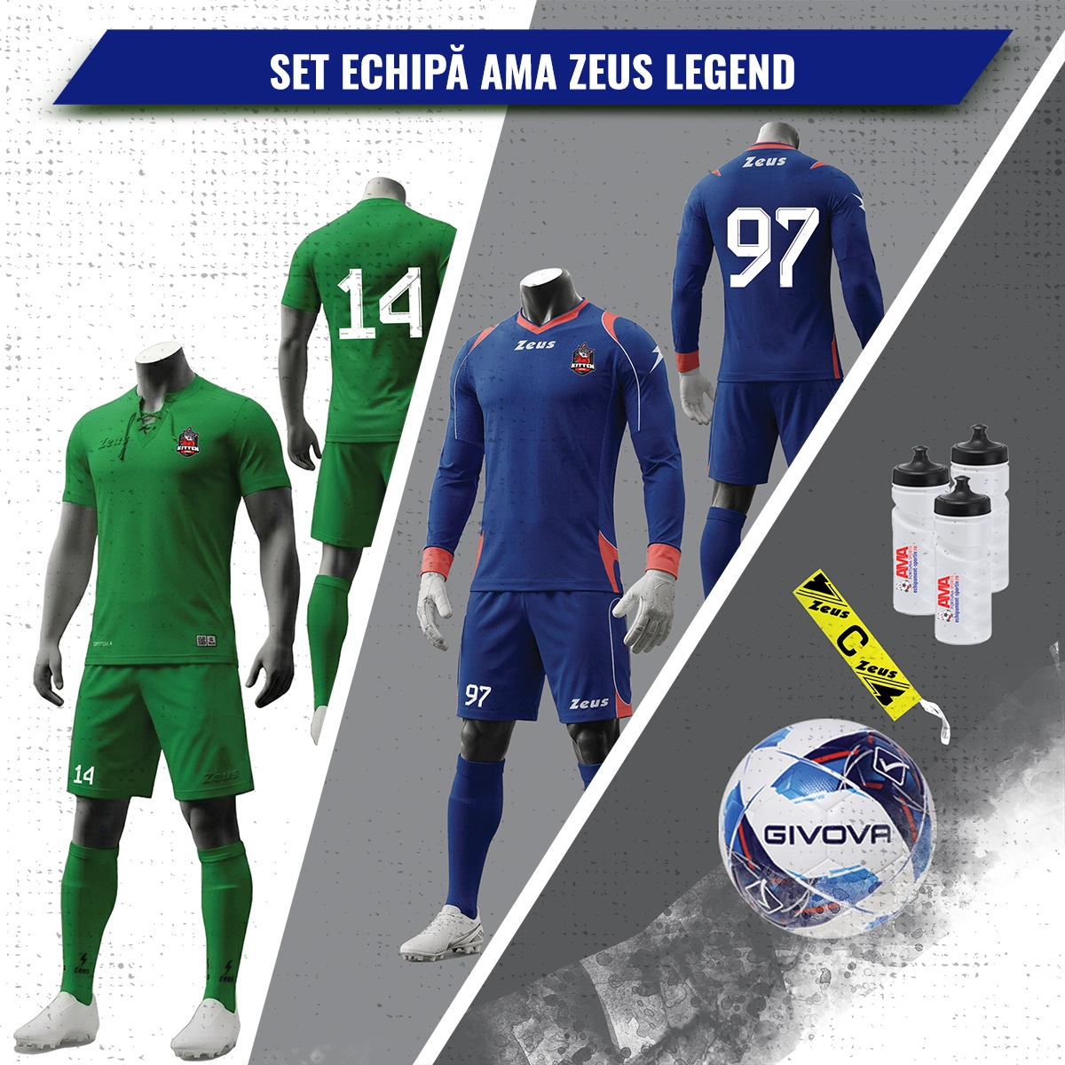 Set Echipa Fotbal Zeus Legend