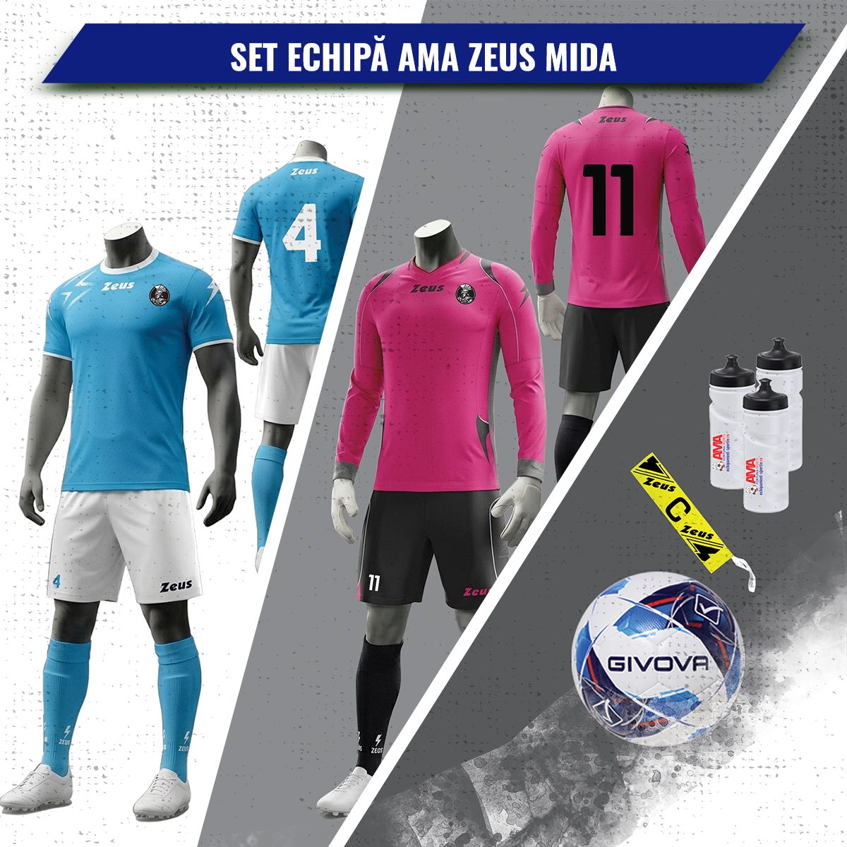 Set Echipa Fotbal Zeus Mida
