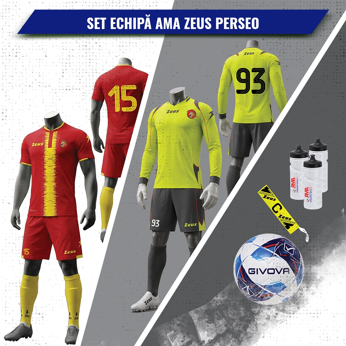 Set Echipa Fotbal Zeus Perseo
