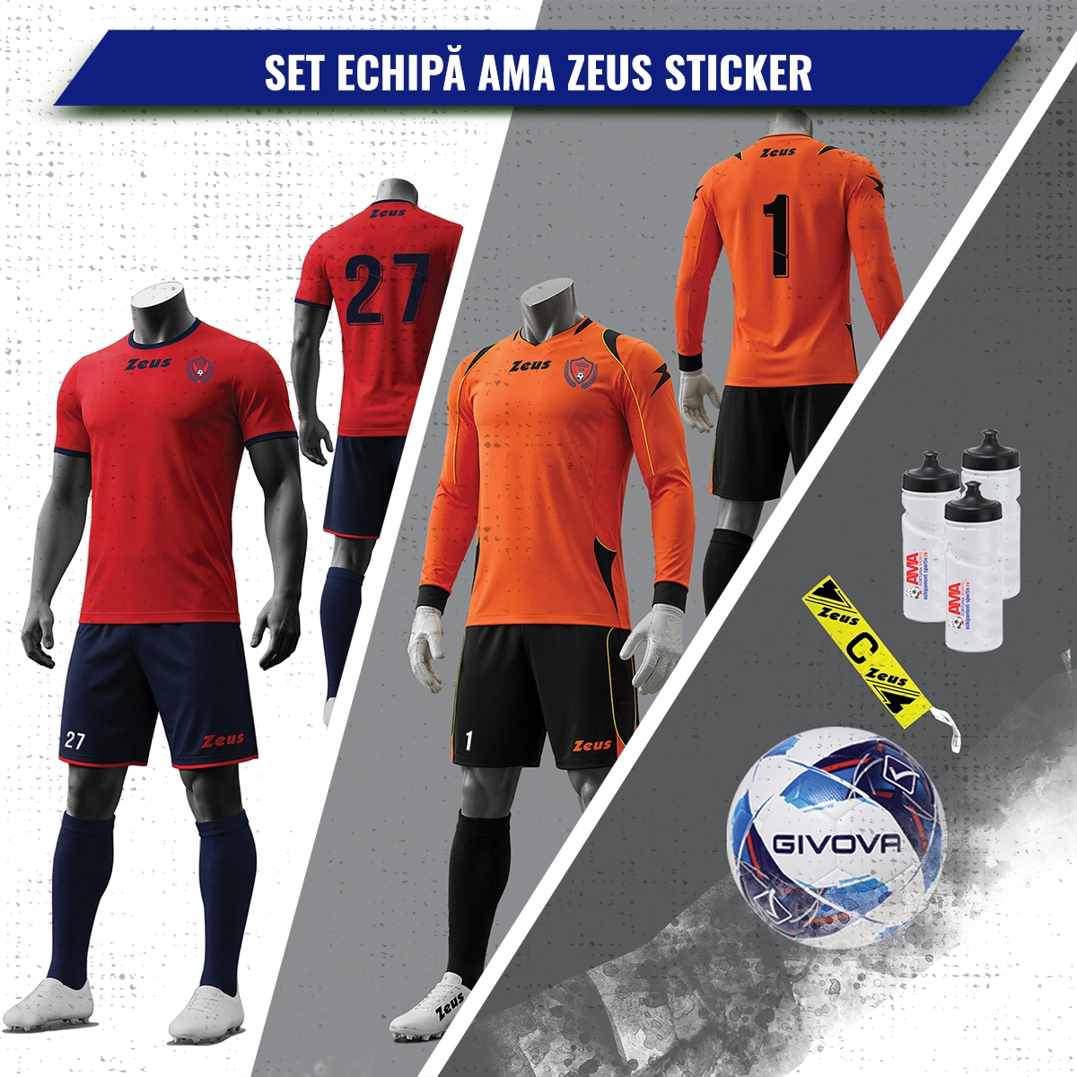 Set Echipa Fotbal Zeus Sticker