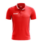 Tricou polo Zeus Start, Rosu