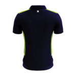 Tricou polo Zeus Start, Bleumarin / Galben Fluo - imagine 2