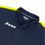 Tricou polo Zeus Start, Bleumarin / Galben Fluo - imagine 3