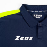 Tricou polo Zeus Start, Bleumarin / Galben Fluo - imagine 4