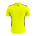Tricou polo Zeus Start, Galben Fluo / Negru - imagine 2