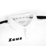 Tricou polo Zeus Start, Alb - imagine 3