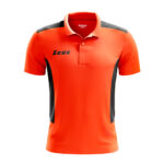Tricou polo Zeus Start, Portocaliu Fluo