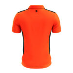 Tricou polo Zeus Start, Portocaliu Fluo - imagine 2