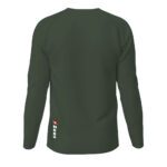 Bluza elastica Zeus Fisiko, Verde militar - imagine 2